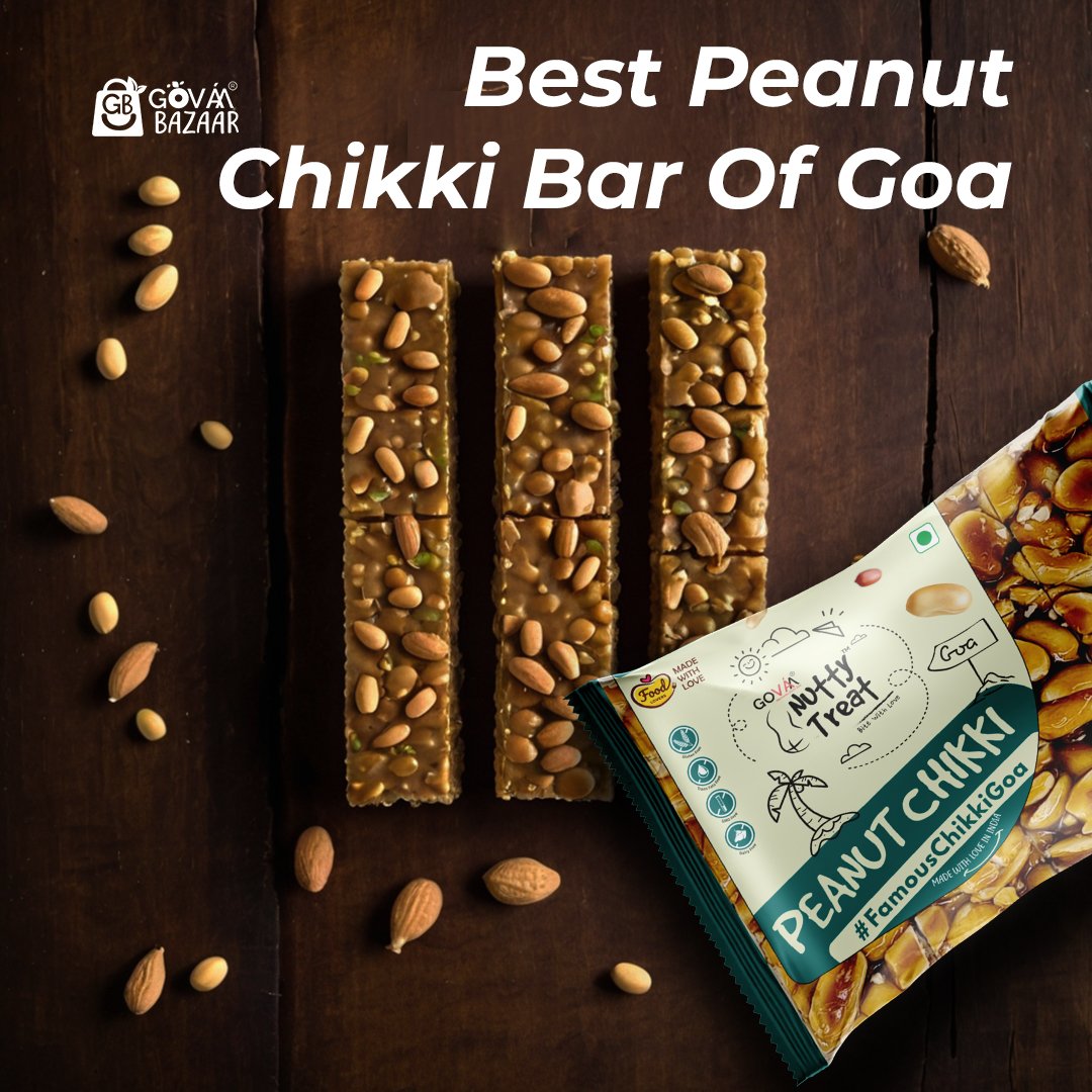 Best Peanut Chikki Bar Of Goa (Sourced from Local Farms)