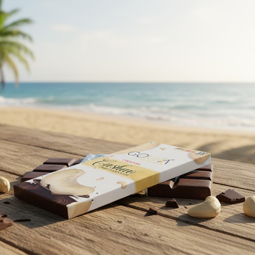 Premium Cashew Dark Chocolate (80g Pack) - Image 4