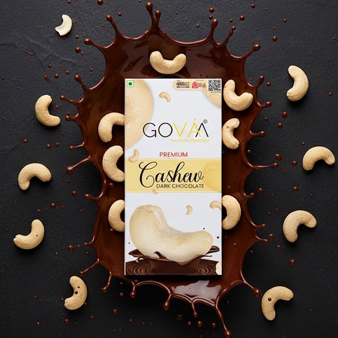 Premium Cashew Dark Chocolate (80g Pack)