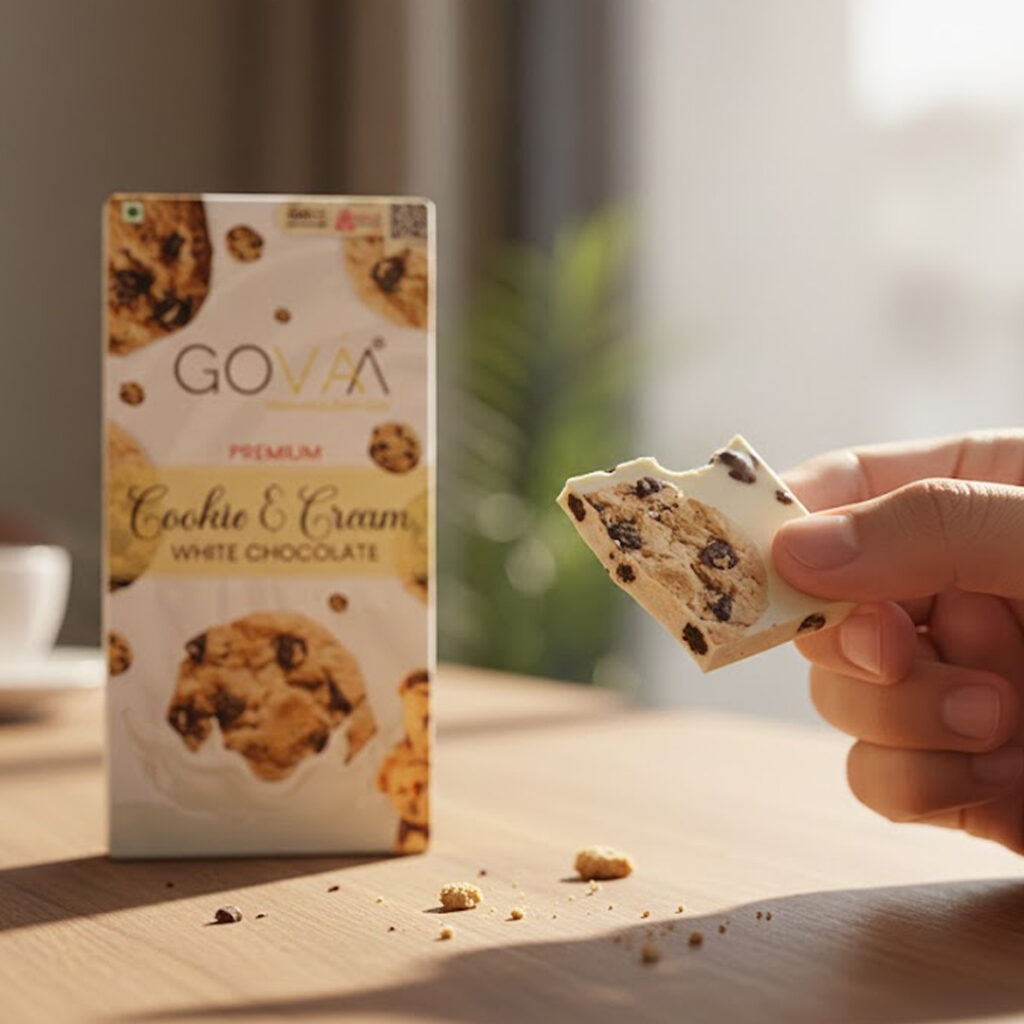 Premium Cookie & Cream Chocolate(80g Pack)