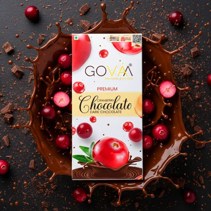 Premium Cranberry Dark Chocolate (80g Pack)