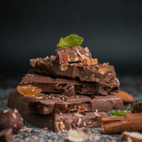 Feni and Fire dark chocolate with nuts