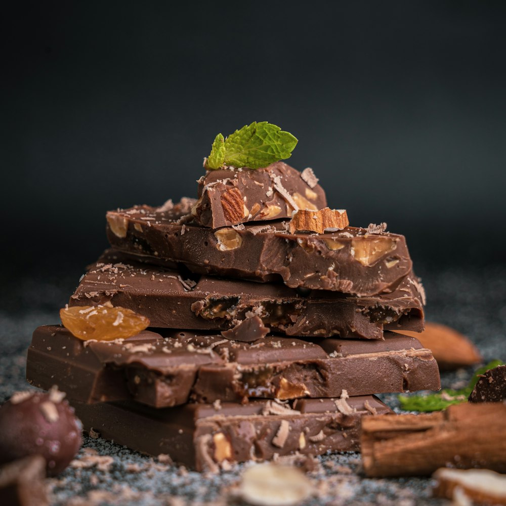 Feni and Fire dark chocolate with nuts