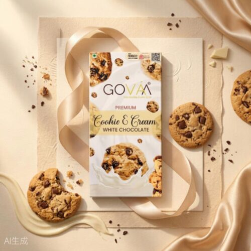 Premium Cookie & Cream Chocolate(80g Pack)