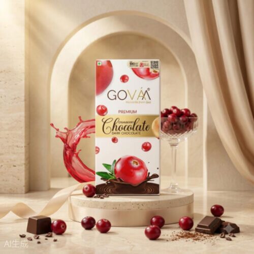 Premium Cranberry Dark Chocolate (80g Pack)
