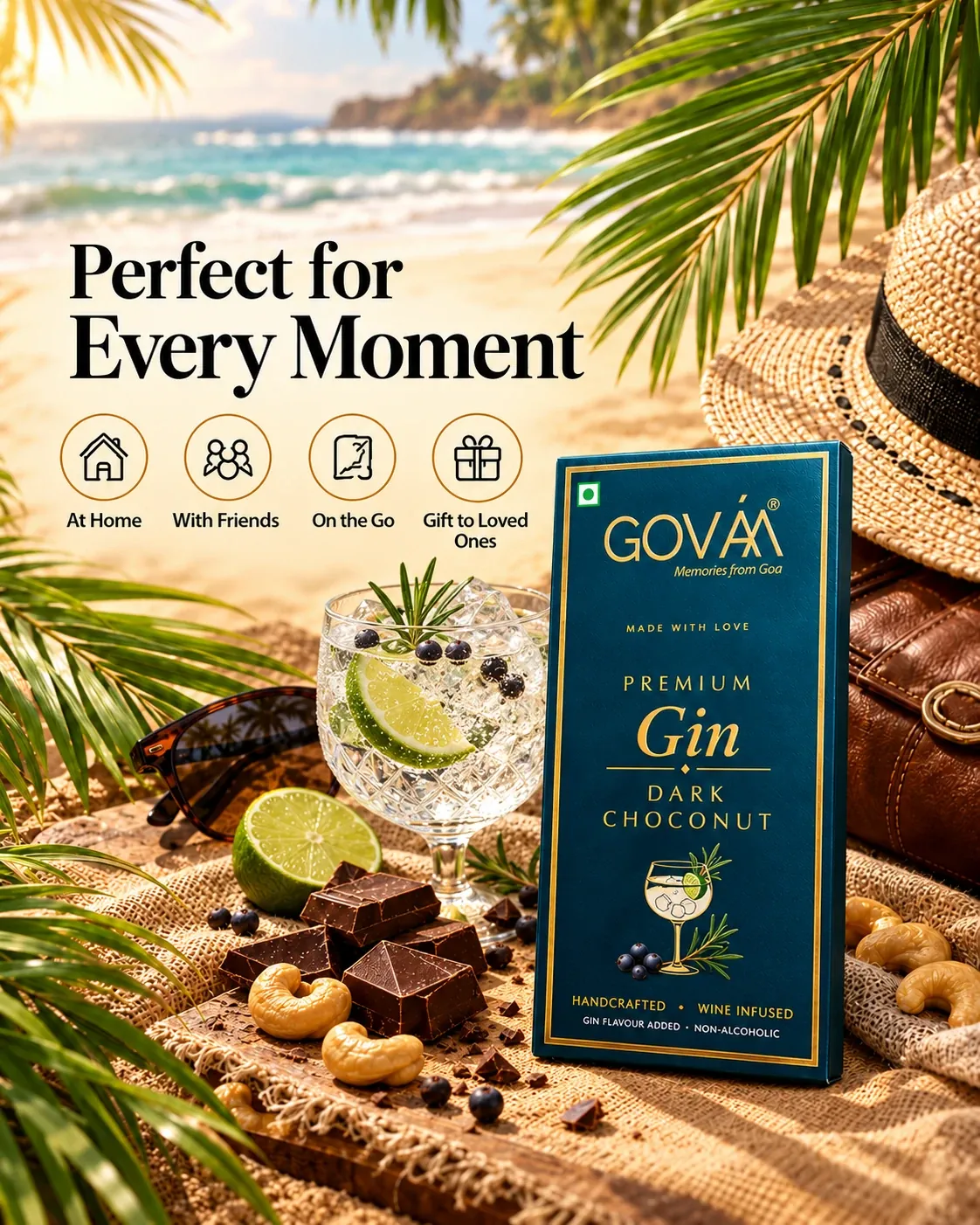 GOVAA Gin Dark Choconut - perfect for every moment