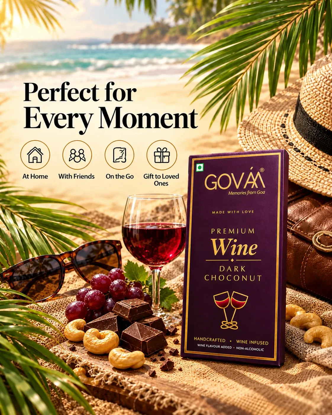GOVAA Wine Dark Choconut - perfect for every moment