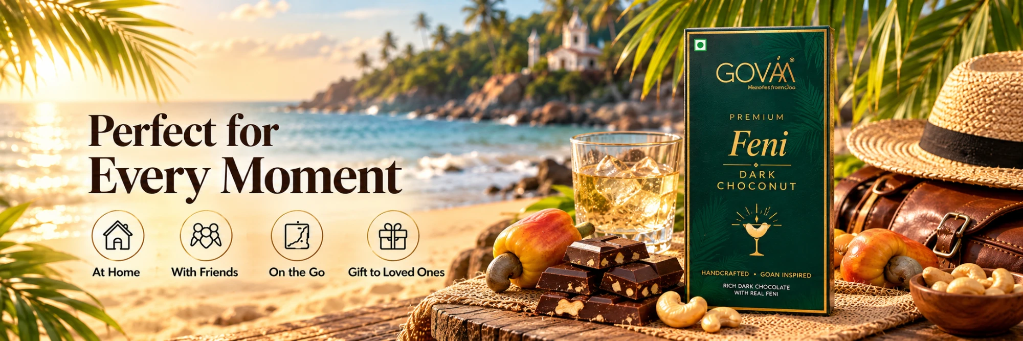 Perfect for every moment - GOVAA Feni Dark Choconut