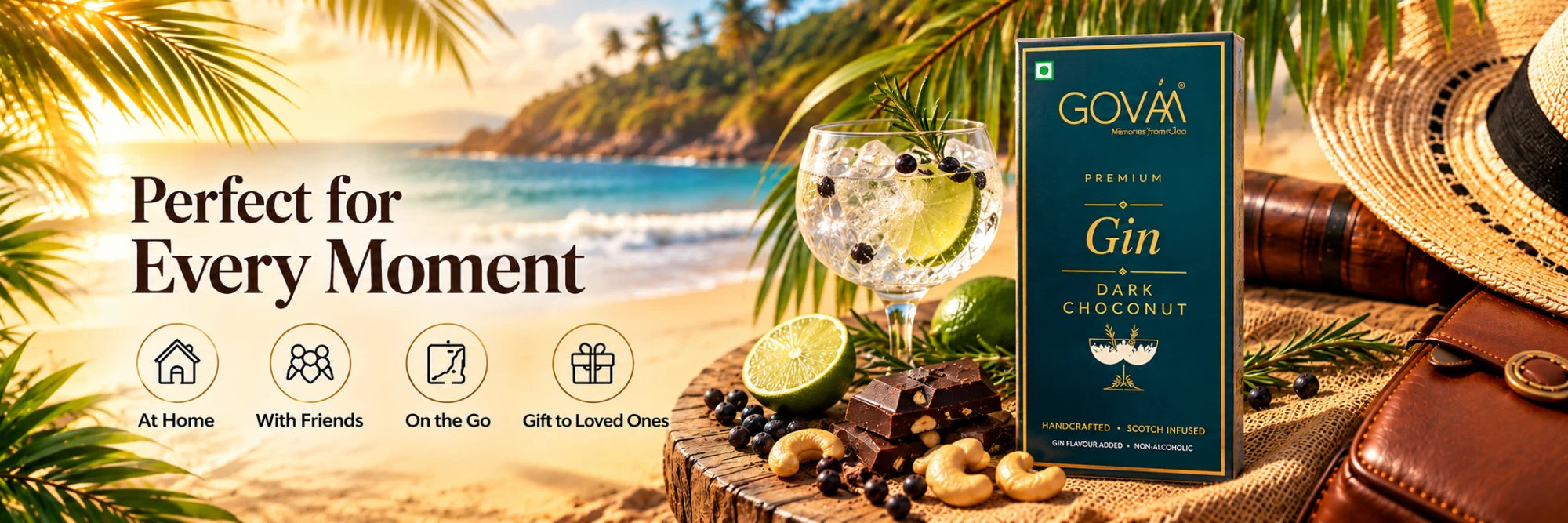 Perfect for every moment - GOVAA Gin Dark Choconut