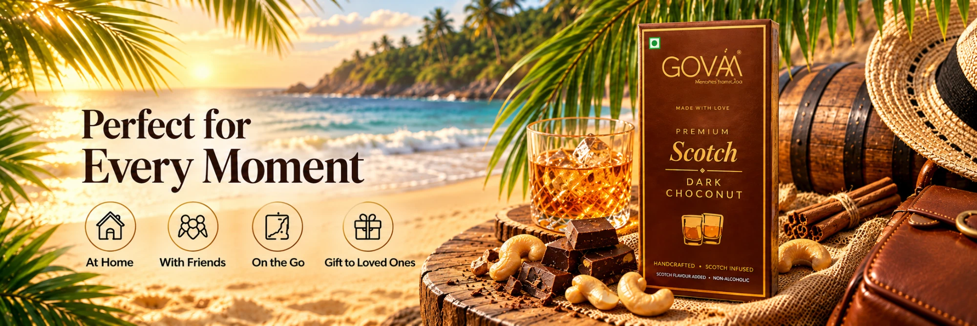 Perfect for every moment - GOVAA Scotch Dark Choconut