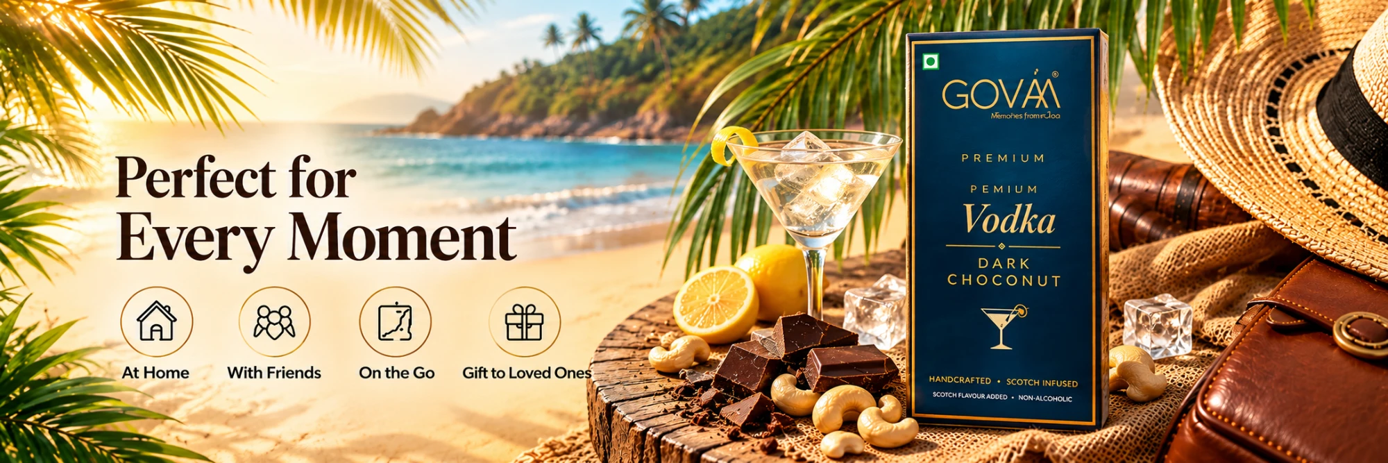 Perfect for every moment - GOVAA Vodka Dark Choconut