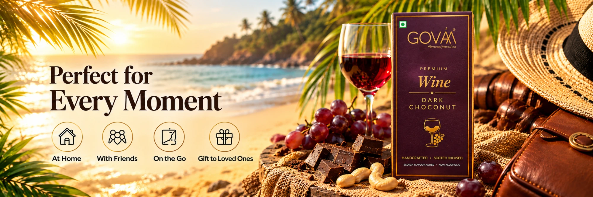 Perfect for every moment - GOVAA Wine Dark Choconut