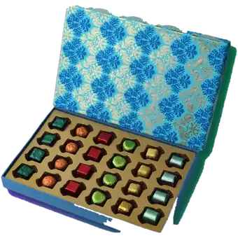 Royal Blue Chocolate Box · 24 pcs